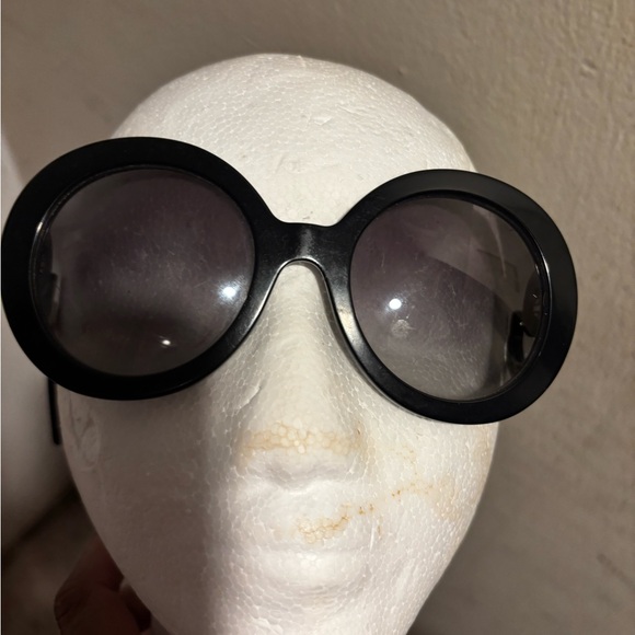 Prada minimal glasses baroque sunglasses y2k vintage logo eyewear swirl frames - Picture 5 of 9